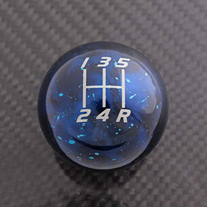 Cosmic Space Shift Knob, Compatible/Replacement for 2002-2014 Subaru WRX 5 Speed - color: Cosmic Blue