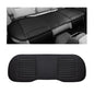 Leather Car Seat Cover, Breathable Rear Seat Bottom Cushion Pad Filling Bamboo Charcoal, Comfortable Anti-Slip Vehicle Long Bench Cover with Storage Pockets, Car Accessories (Black) - color: Black