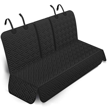 Dog Car Seat Cover for Back Seat, Waterproof 600D Oxford Protector for Travel and Daily Use, Non Slip Scratch Resistant Bench Cover, Easy to Clean, Fits Midsize SUVs/Trucks, 56 Inch