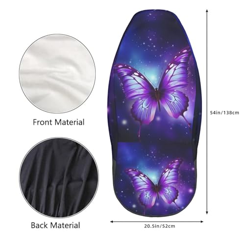 Dujiea Flying Butterfly Car Front Seat Covers 2 Pcs Universal Auto Seat Covers Front Seats Only, Vehicle Bucket Seat Protectors Fit for Most Car SUV Sedan and Truck - color: Flying Butterfly
