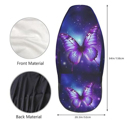 Dujiea Flying Butterfly Car Front Seat Covers 2 Pcs Universal Auto Seat Covers Front Seats Only, Vehicle Bucket Seat Protectors Fit for Most Car SUV Sedan and Truck - color: Flying Butterfly