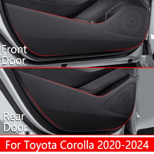 Car Door Anti Kick Pad for Toyota Corolla Accessories 2020 2021 2022 2023 2024 2025 2026 Protector Mat Dirty Collision Stickers Inner Decorative