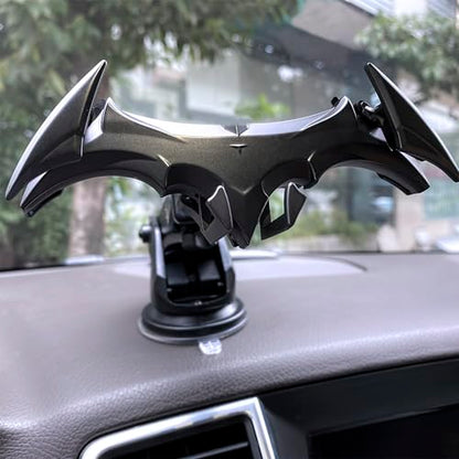 Alloy Material Unique Phone Holder Mount for Car Gifts for Men Bat Decorations Collectibles for Room Universal Vent/Dash/Windshield Gravity Automatic Locking Hands Free