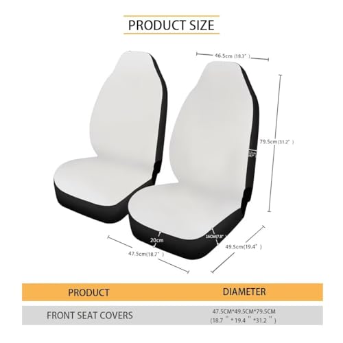 Howilath Blue Rose Flower Car Front Seat Cover 2 Pack Butterfly Auto Protector Bucket Seat Covers High Back Auto Accessories Fit Most Vehicle - color: Blue Rose Butterfly
