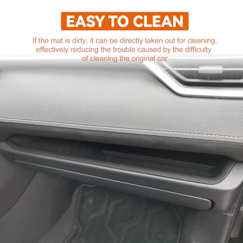 Glove Box Dividers Organizer Compatible with Toyota RAV4 2025 2024 2023 2022 2021 2020 2019 Accessories, Interior Insert PET Divider