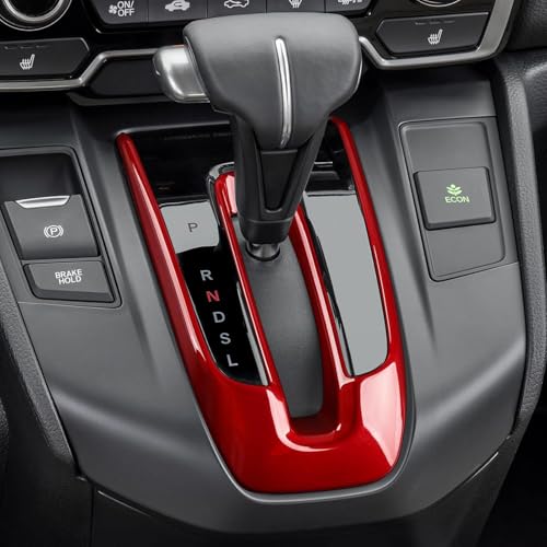 Car Gas Center Gear Shift Panel Decals for Honda CR-V 2017-2022 Accessories CRV ABS Stickers, Red - color: Gas Center Gear Shift, Red