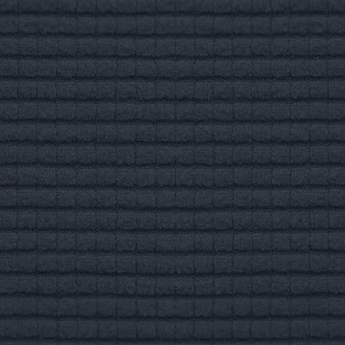 Easy-Going Stretch Individual Loveseat Couch Cushion Cover Sofa Cushion Furniture Protector Sofa slipcover Soft Flexibility with Elastic Bottom (2-piece Loveseat Cushion Cover, Dark Blue) - color: Dark Blue, size: 2-piece