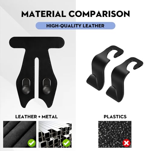 Car Hook for Co-Pilot Glovebox, Universal Vehicle Glove Box Organizer for Umbrella Handbag Coat(Black)