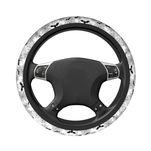 Halloween Steering Wheel Covers Non Slip Neoprene Universal 15 Inch Steering Wheel Protector Car Cover for Men Women - color: Halloween2