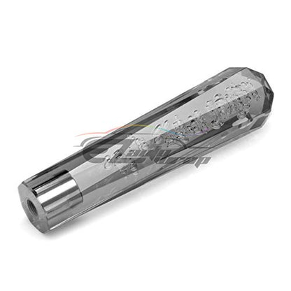 EZAUTO WRAP Shift Knob Stick Crystal Transparent Bubble Gray Throw Gear Shifter 20cm - color: Gray, size: 20cm