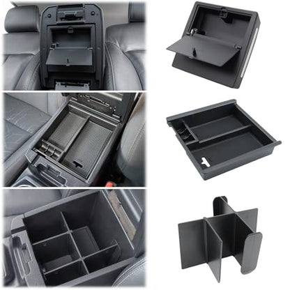 3PCS Center Console Organzier Compatible with Toyota Tacoma 2016-2023 Accessories Tray Hidden Box Divider ABS Material Insert - color: 3PCS