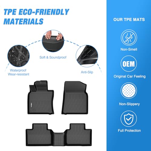 Nilight Floor Mats for Toyota Camry 2025 2026 (Hybrid Only) All Weather Custom Fit Heavy Duty Floor Liners - color: 2025-2026 Toyota Camry|Hybrid