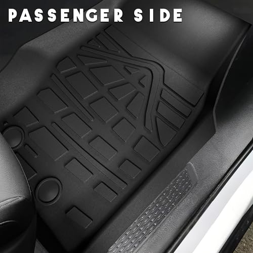 KARPAL Floor Mats for 2021-2025 2026 Jeep Grand Cherokee L (6-Seater w/o 2nd Row Center Armrest), All Weather TPE Custom Fit Floor Liners Car Mats Accessories, Cargo Liner & Backrest Mats - style: 2021-2026 | For Jeep Grand Cherokee L (6-Seat) | Full Set