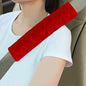 Amooca Soft Seat Belt Cover Pad, 2-Pack Soft Car Safety Seatbelt Strap Shoulder Pad for Adults and Children, Suitable for Car Seat Belt, Backpack, Shoulder Bag, Laptop Computer Bag (Red) - color: E: Red