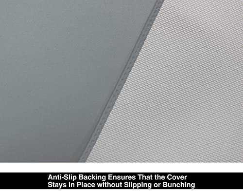 Waterproof Neoprene Car Seat Cover, Sweatproof Non-Slip Seat Protector, Universal Fit for Front Bucket or Rear Bench Seat of Cars, SUVs, Vans, Trucks, Compatible with Airbags and Armrests - color: Gray