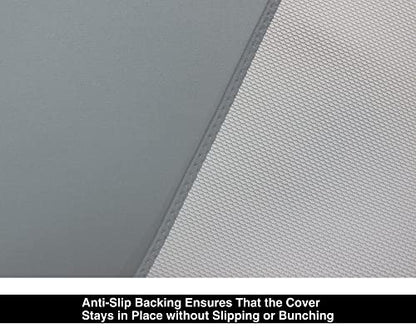 Waterproof Neoprene Car Seat Cover, Sweatproof Non-Slip Seat Protector, Universal Fit for Front Bucket or Rear Bench Seat of Cars, SUVs, Vans, Trucks, Compatible with Airbags and Armrests - color: Gray