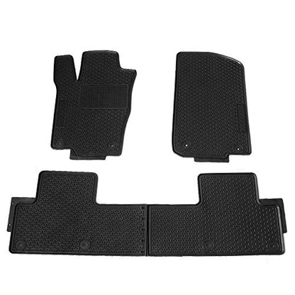 Custom Fit Floor Mats Compatible with Benz 2012-2015 W166 ML Series 2016-2019 GLE Class, Latex Rubber All Seasons Weather Interior Carpet Black by IKON MOTORSPORTS