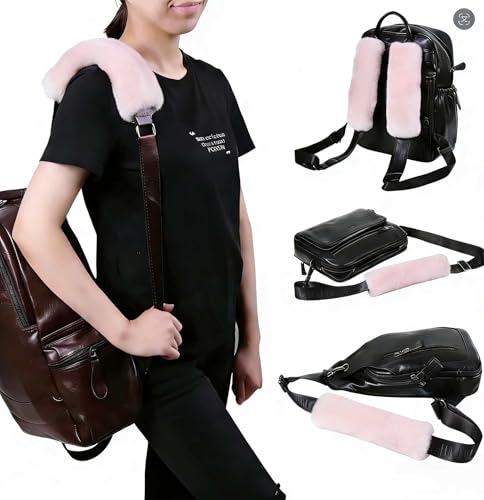 2 PCS Car Seat Belt Pads Cover Soft Seat Belt Shoulder Pad Safety Belt Strap Shoulder Pad Comfortable Driving Compatible with Most Cars Helps Protect You Neck and Shoulder - color: pink hujian