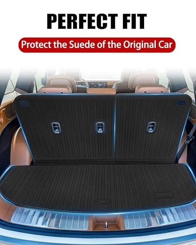 Cargo Liner Compatible with 2026 Hyundai Palisade Trunk Mat Cargo Mat Back Seat Cover Protector (Backrest Mats+Trunk Mat) - size: FOR 2026 Hyundai Palisade