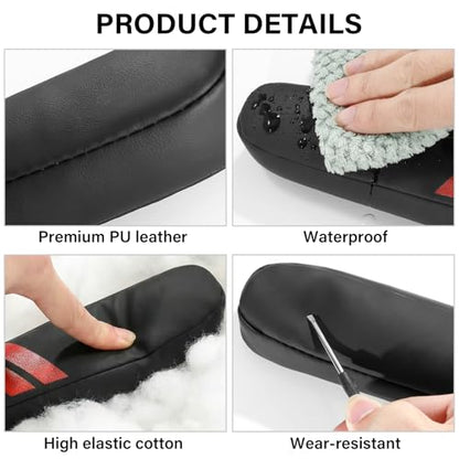 Car Seat Gap Filler for Dodge Accessories Durango Charger Challenger Dart Journey Block The Gap Between Seat and Console Stop Things from Dropping (2PCS, Black)