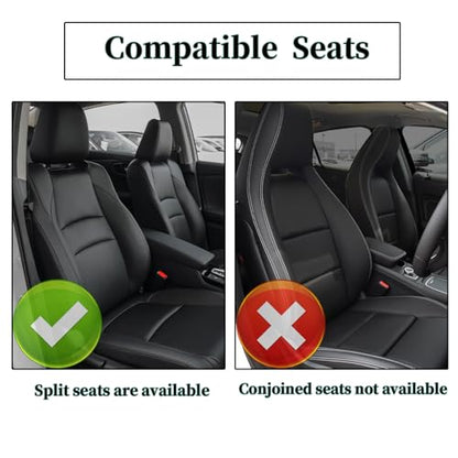 Car Headrest Pillow Bowknot Neck Support Pillow for Driver with Bow Tie Bling Diamond Head Neck Support Rhinestone Accessories for Girls and Women Black 2Pcs