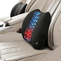 2 Pack Lumbar Support Pillow,Memory Foam Back Cushion for Office Chair,Car Seat,Travel,Ergonomic Posture Corrector for Lower Back Pain Relief,Black