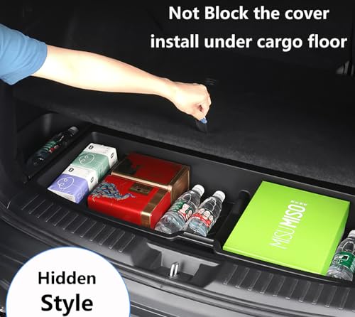2023-2026 Honda CR-V Trunk Organizer, SUV Insert Cargo Rear Hatch Storage Box fits CRV EX LX EX-L Turbo Sport Under Cargo Floor Storage Bins - size: For CR-V 2023-2026