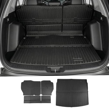 Cargo Mat Fit for Honda CR-V & CR-V Hybrid 2023–2026, Upper Deck Trunk Liner with Back Seat Backrest Mats, All-Weather Cargo Floor Protector, Fit for Honda CRV Accessories - size: Fit for Honda CR-V
