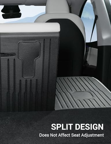 Motrobe 2026 Tesla Model Y Juniper Rear Seat Back Cover Seatback Liner Seat Back Protector Waterproof TPE 2025 2026 Model Y Juniper (Standard/Premium/Performance) Accessories