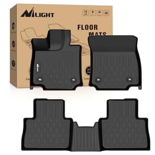 Nilight TPE Floor Mats for Lexus NX NX250 NX350 2022 2023 2024 2025 2026 (Not for Hybrid), All Weather Custom Fit Heavy Duty Floor Liners - style: 2022-2025 NX