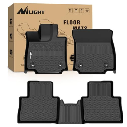 Nilight TPE Floor Mats for Lexus NX NX250 NX350 2022 2023 2024 2025 2026 (Not for Hybrid), All Weather Custom Fit Heavy Duty Floor Liners - style: 2022-2025 NX