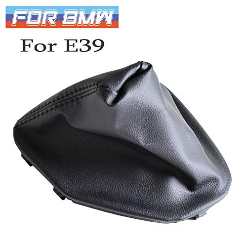 Car Shift Gear Stick Manual Shift Boot Cover Black Leather Boot Cover Case for BMW E30 E36 E39 E46 E81 E82 E87 E88 E90 E91 E92 E93 (E39) - size: E39
