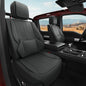 W&PMAX Custom-Fit Black Seat Covers Full Set for Chevy Silverado & GMC Sierra 2007–2026, Fit 1500/2500/3500HD Crew/Double/Extended Cab, Waterproof Leather Truck Seat Protectors
