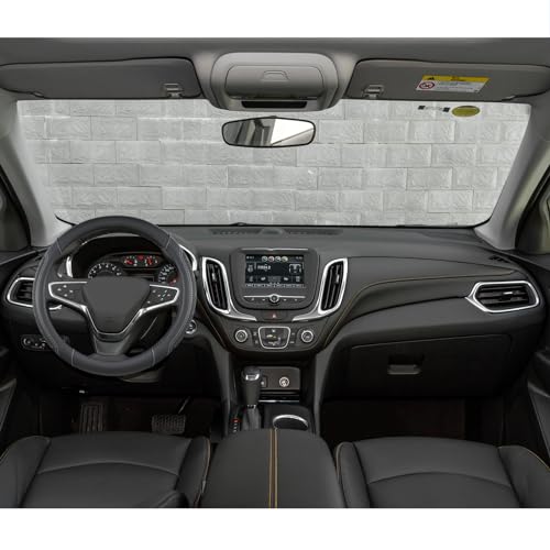 GIANT PANDA Car Steering Wheel Cover Customized for Chevy, Black and Gray Line - color: C-Black+Gray Line