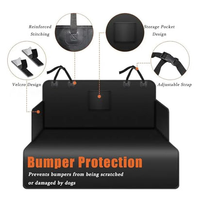 SUV Cargo Liner for Dogs for Ford Explorer EV 2024-2026, Non-Slip Pet Cargo Cover Dog Seat Mat with Side Flaps for SUV, Scratch-Resistant Trunk Protective Mat