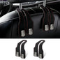 2 Pack Car Seat Headrest Hooks for Purses and Bags, Car Purse Holder With Double Metal Hooks, Headrest Back Seat Handbags Hook, Universal Car Purse Hanger, Cute Car Hanging Accessories, Black - color: 2pcs Black