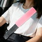 PATIKIL Car Seat Belt Cover Pad, (Pink) (2 Pcs), Soft Fluffy Seatbelt Cushion Shoulder Strap Covers, Suit for - Bag/Auto/Car Accessories - color: Pink