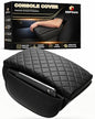 Armrest Cover for Jeep Wrangler JL Center Console Pad with Organizer Storage Pockets, Black Faux Leather Arm Rest Lid Cushion Accessories (2018-2026 Wrangler JL/Gladiator JT)