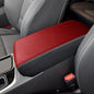 AOMSAZTO Armrest Covers for 2015-2019 Hyundai Sonata Black with Red Leather - color: red