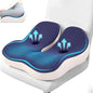 Seat Cushion,Office Chair Memory Cushion, Ergonomic Design, Relieve Sciatica and Long-Term Sitting Pain, Suitable for desks, car Seats, Games, wheelchairs - color: Blue