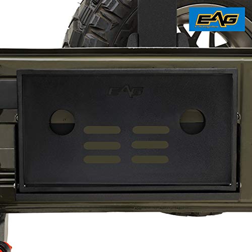 EAG Metal Tailgate Table Cargo Storage Rack Shelf Compatible with 07-18 Wrangler JK