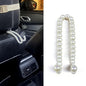 Elegant Pearl Car Seat Headrest Hook, Cute Automotive Seat Back Storage Hangers, Handbag & Purse Organizer Hook, Universal Vehicle Interior Decoration Accessories for Women Girls(1PC)