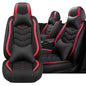 Car Seat Cover for KIA Soul 2010-2025, Driver's Seat Covers,Non-Slip Waterproof seat Cover,Wear-Resistant Nappa Leather car seat Covers. (Luxury 2 Seats/Black Red) - color: Black Red, size: Luxury 2 Seats