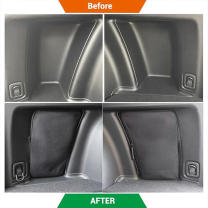 Trunk Upgrade, Trunk Organizer Pocket Bag, Trunk Cubby Storage bag, Cargo side pocket For Subaru Forester SK 2024 2023 2022 2021 2020 2019,Black, 2 pcs (Driver's side+Passenger's side) - style: Driver's side+Passenger's side, Trunk Storage bag