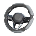Car Steering Wheel Cover, 15" Anti-Slip Steering Wheel Protector Soft Hand Pad Cushion, Breathable Ice Silk Auto Wheel Wraps Comfy Grip All-Season Protector Universal for Women Men (Grey) - color: Grey