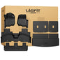 LASFIT Floor Mats for Ford Expedition Standard(Not for Max Models) 2021 2022 2023 2024 8 Seats(Not Fit 7 Seats), All Weather TPE Custom Fit for SUV Car Liners, 1st& 2nd& 3rd& Cargo Liner, Black 5pcs - style: 8) Expedition Standard 8-Seat| 21-24 | Combo Se