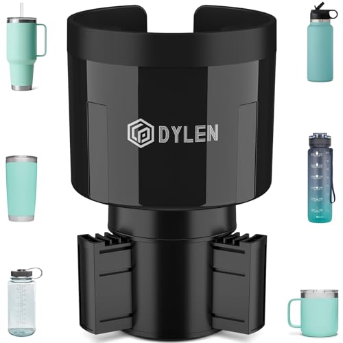 Car Cup Holder Expander, Cup Holder Extender Adapter for Car with Expandable Insert, Compatible with Yeti 20/26/30oz, Hydroflask 32/40oz, Large Water Bottles in 3.0"-4.1"