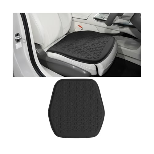 Gel Car Seat Cushion, Non-Slip & Comfortable Automotive Chair Protector Pad for Driving, Breathable Vehicle Interior Mat Cover Accessories, Universal for SUV Sedan Truck (Black) - color: Black