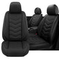 Car Seat Cover for KIA Soul 2010-2025, Driver's Seat Covers,Non-Slip Waterproof seat Cover,Wear-Resistant Nappa Leather car seat Covers. (Standard 2 Seats/Pure Black) - color: Pure Black, size: Standard 2 Seats
