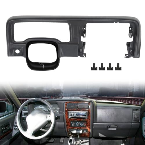G-PLUS Dash Bezel Trim Speedometer Cluster Bezel Compatible with 1997-2001 Jeep Cherokee XJ 5EJ84LAZAC - size: 1997-2001 Jeep Cherokee XJ | Dark Gray